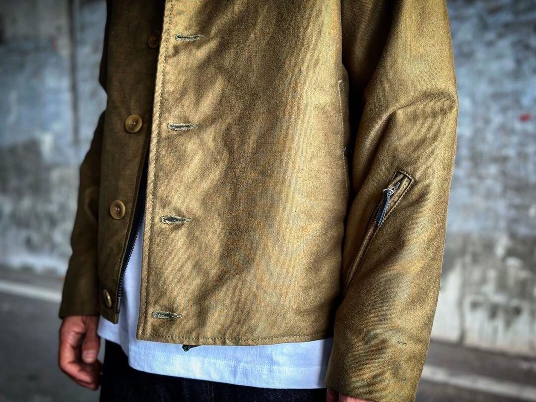 New FURY 23AW Military Codelane N-1 Deck Jacket Navy Size 3 image 4