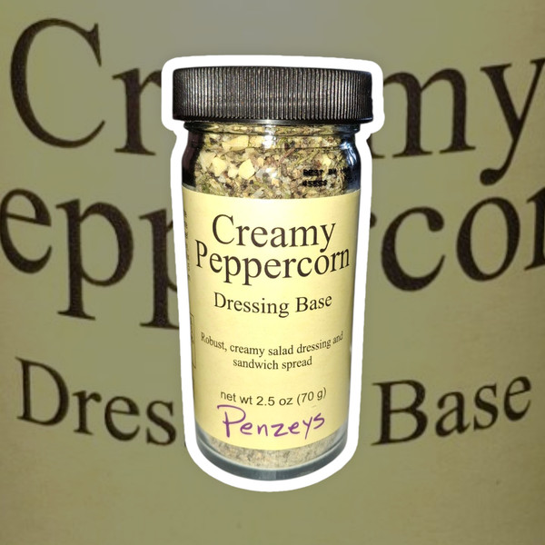 Base de aderezo de maíz de pimienta cremosa de Penzeys Spices tarro de 2,5 oz 1/2 taza caducidad 27/03