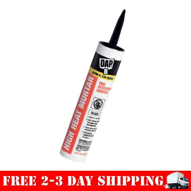 Silicone Adhesive Caulk Patches & Seals Stove Fireplace High Heat