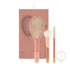 BACHCA PARIS The Essentials Hair Kit - Hair Brush, Makeup Brush, Hair Clip NIB
