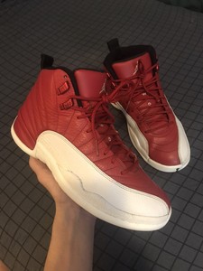 gym red 12s size 8
