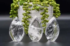 Clear Quartz Flame w/Rainbows 2.75"