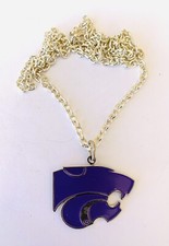 Kansas State Wildcats Logo Charm Necklace - NCAA Licensed Jewelry