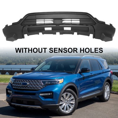 For 2020-2023 Ford Explorer Front Lower Bumper Assembly Black W/O Sensor Holes
