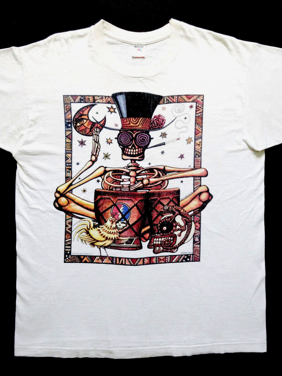 GRATEFUL DEAD 1995 SPRING TOUR Tシャツ Grateful Dead Shirt T Shirt Vintage 1995 Spring Tour Drums