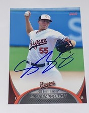 Scott McGough SIGNED 2016 Bowie BaySox Update RC Card Auto Arizona Diamondbacks