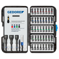 Gedore Torsions Bitsatz / Bitset 45-Teilig 666-045 - VerschleißFest Und Sicher