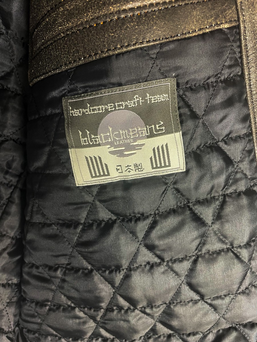明日取下げ blackmeans Leopard Riders Jacket Leather Motorcycle Jacket w/ Front Pocket Detail – blackmeans