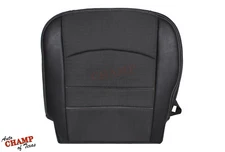For 2012 Dodge Ram 1500 Sport -Driver Bottom Cloth/Leather Seat Cover Dark Gray