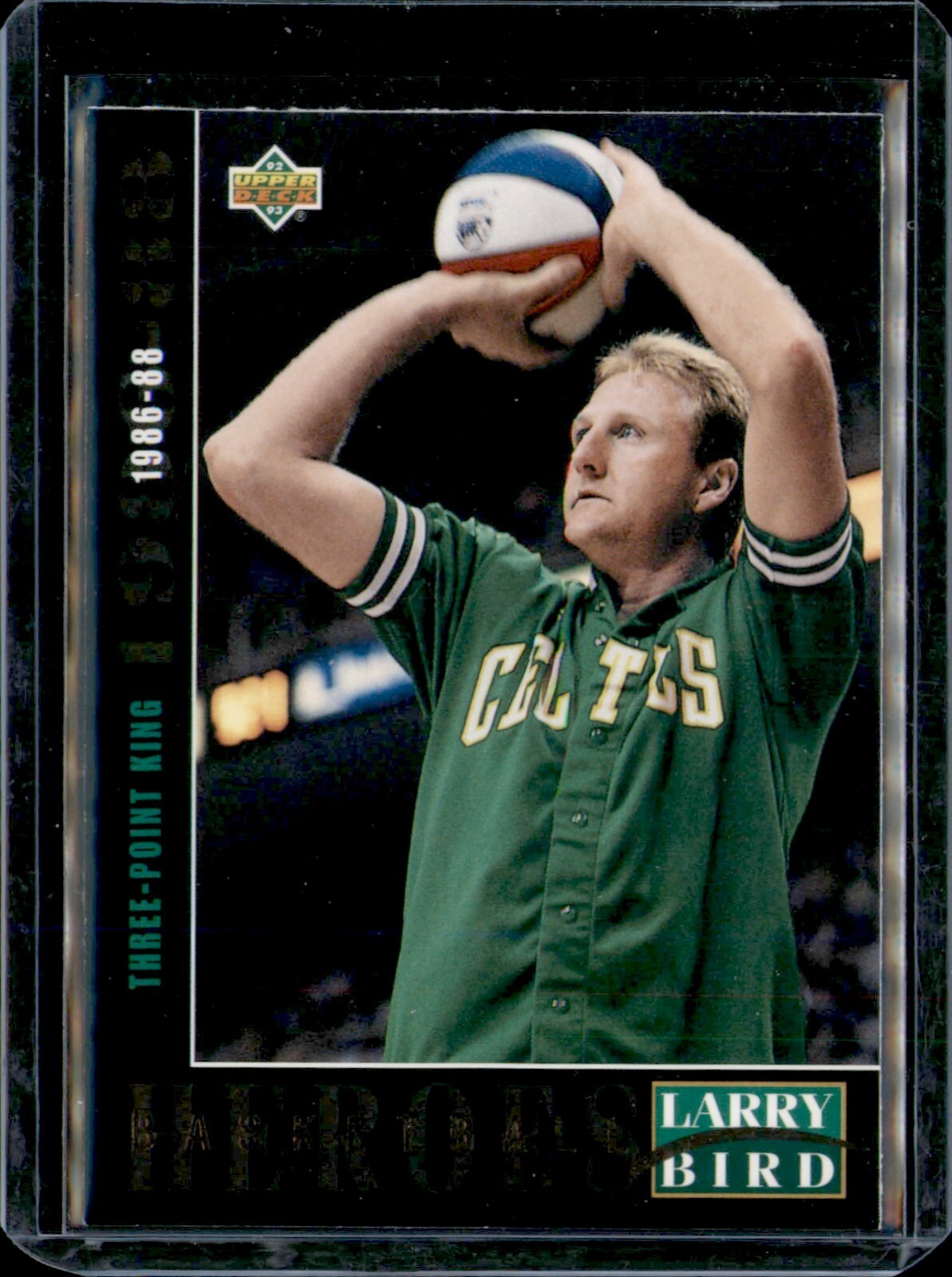 1992-93 Upper Deck Basketball Heroes Larry Bird Larry Bird #24 HOF
