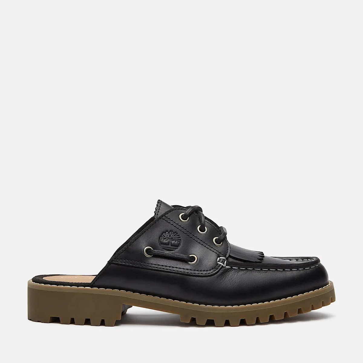 Timberland Women's Noreen Mule Leather Shoes Black | eBay