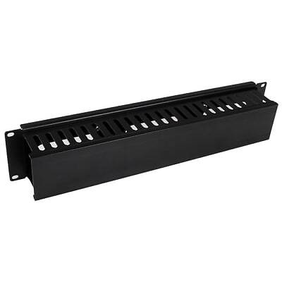 1PC STARTECH.COM CMDUCT2U 2U Horizontal Finger Duct Rack Cable Management Panel