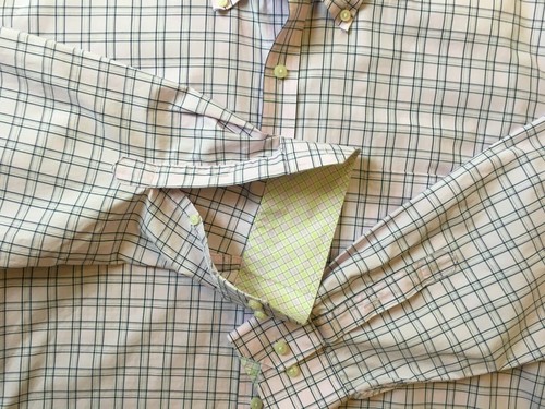 TAILORBYRD Herren 2XL rosa/marine kariert Button-Down Hemd - Bild 5 von 8