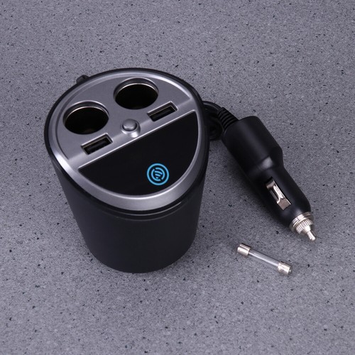 Multifunctional Dual Cup Shaped Lighter USB Charger Adapter Vehicles AutoS - Photo 11 sur 12