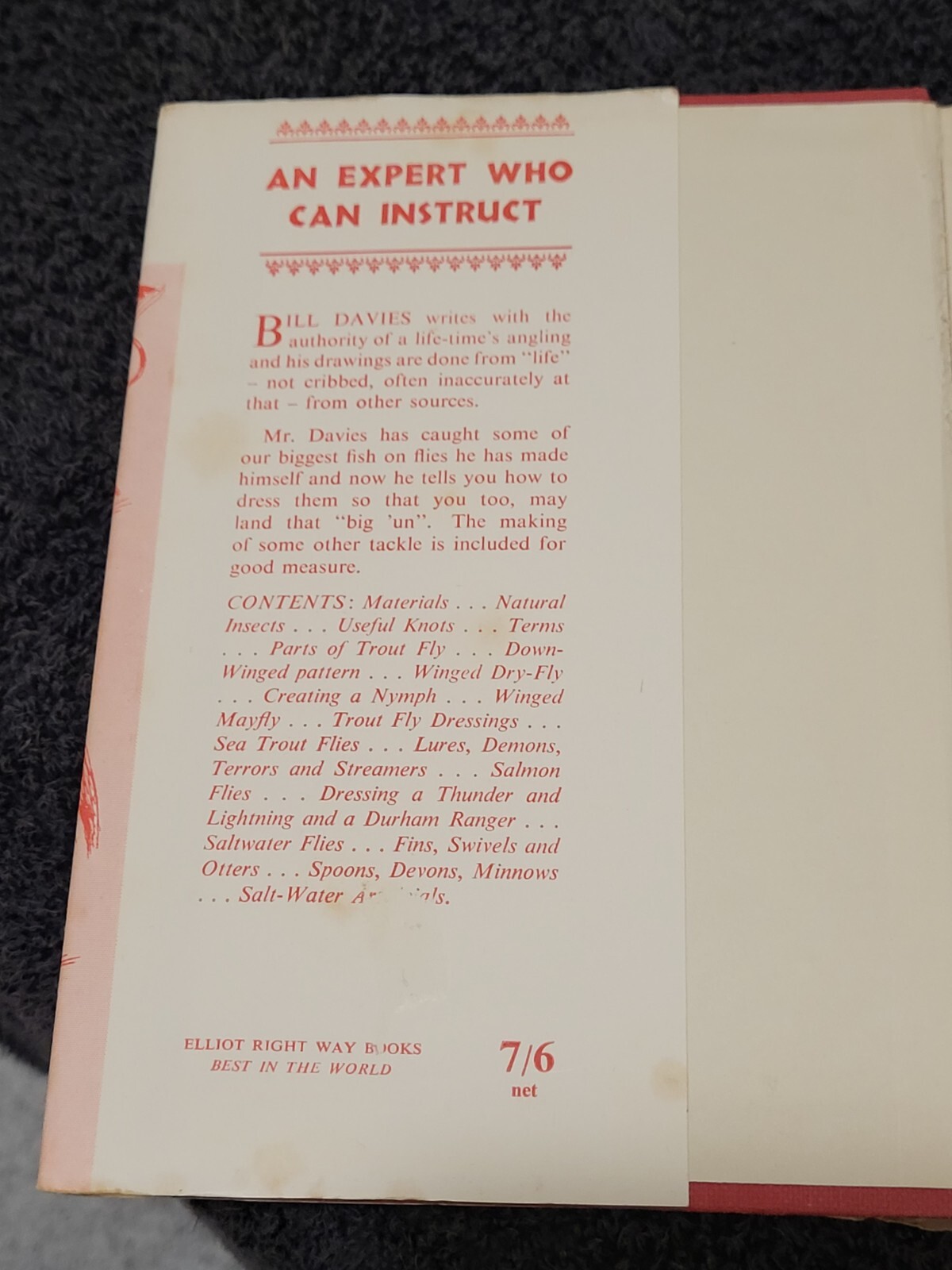 Vintage Fly Fishing Book eBay