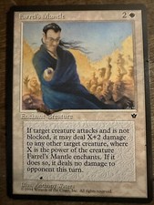 FARREL'S MANTLE  FALLEN EMPIRES 1994   NM  WHITE  MAGIC THE GATHERING  MTG