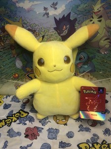 Rare Shiny Pokemon Pikachu 8 Plush Wct S1 Select Htf Wicked Cool Toys Authentic Ebay