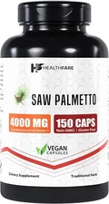 Saw Palmetto Extract, 4000mg | 150 Capsules | Traditional Herb Supplement | Non-
