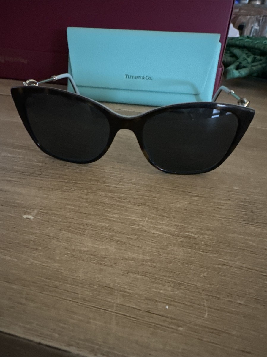 TIFFANY & Co. Brown Gradient Sunglasses With Case | eBay display picture 3