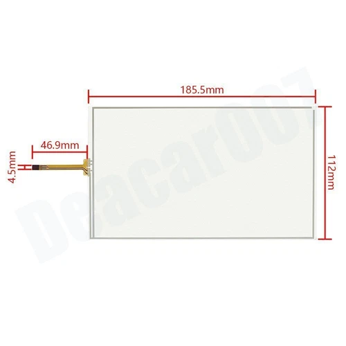 Pantalla táctil de 8" para Toyota Highlander 2014-2019 navegación radio LA080WV2TD nuevo - Imagen 3 de 5
