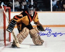 RICHARD ''KING'' BRODEUR (11) Vancouver Canucks Autographed 8x10 Photo