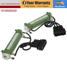 2X Cooling Fan Resistor For Volkswagen EuroVan Transporter Engine 701959263D New