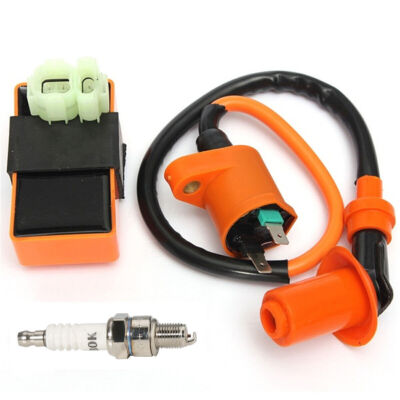 Racing CDI offen Zündspule Zündkerze für 4 Takt China Roller 50 4T GY6 139QMB DE