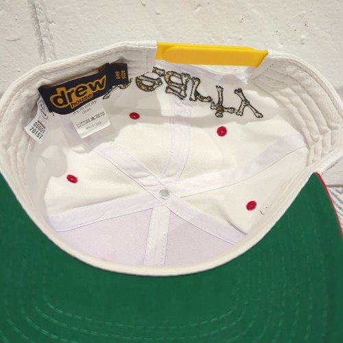 Justin Beibe Drew House Hearty Snapback Adjustable Hat Red & White HTF RARE - Picture 8 of 10