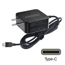65W USB-C Charger Ac Adapter for Asus ZenBook UX490UA-XH74-BL UX490UA-IH74-BL