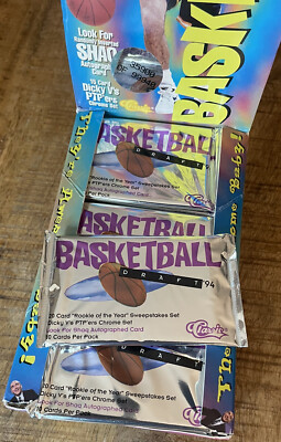 1994 CLASSIC DRAFT PICKS Basketball PACK 10 Cards GRANT HILL JASON KIDD ROOKIE!!