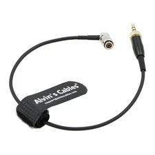 Timecode Cable for Canon R5C from Deity Tentacle Sync 3.5mm Lock TRS to DIN 30cm