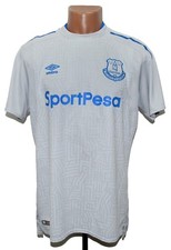 EVERTON ENGLAND 2017/2018 AWAY FOOTBALL SHIRT UMBRO SIZE L ADULT