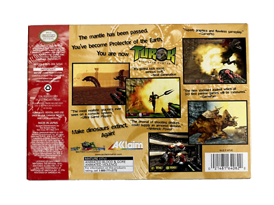 Turok Dinosaur Hunter (Nintendo 64 | N64) Authentic BOX