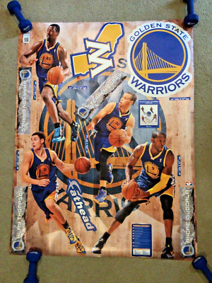 Stephen Curry Klay Thompson Warriors power pack FATHEAD + all logo's Extras 2014