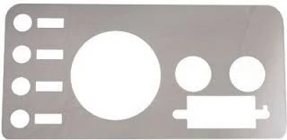 SS Dash Overlay Gauge Cover RT34027 488412 11124.01 7412 Fit's 76-86 Jeep CJ 