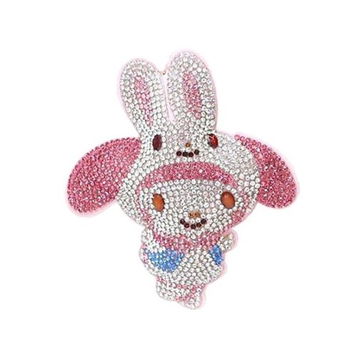 Schlüsselanhänger Sanrio Charaktere Glanz Strass Maskottchen Schlüsselring Charm - Bild 2 von 7