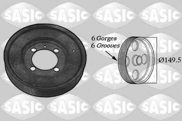 BELT PULLEY CRANKSHAFT 2156017 FOR OPEL ASTRA/GTC/Van Z17DTH/17DTL 4cyl ASTRA H