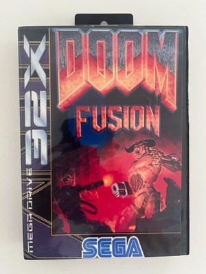 Doom Fusion 32x CD Sega Megadrive Super Genesis Spiel sehr guter Zustand