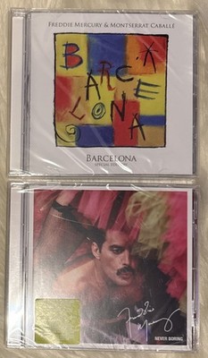 New & Sealed - Freddie Mercury - Barcelona Special Edition & Never Boring 2x CDs