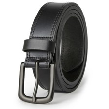Men's Genuine Leather Casual Every Day Jeans Belts, Handmade Men Leather Belt...