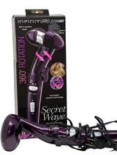 Conair InfinitiPro Secret Wave 360° Rotation Styler Tourmaline Ceramic Hair Iron