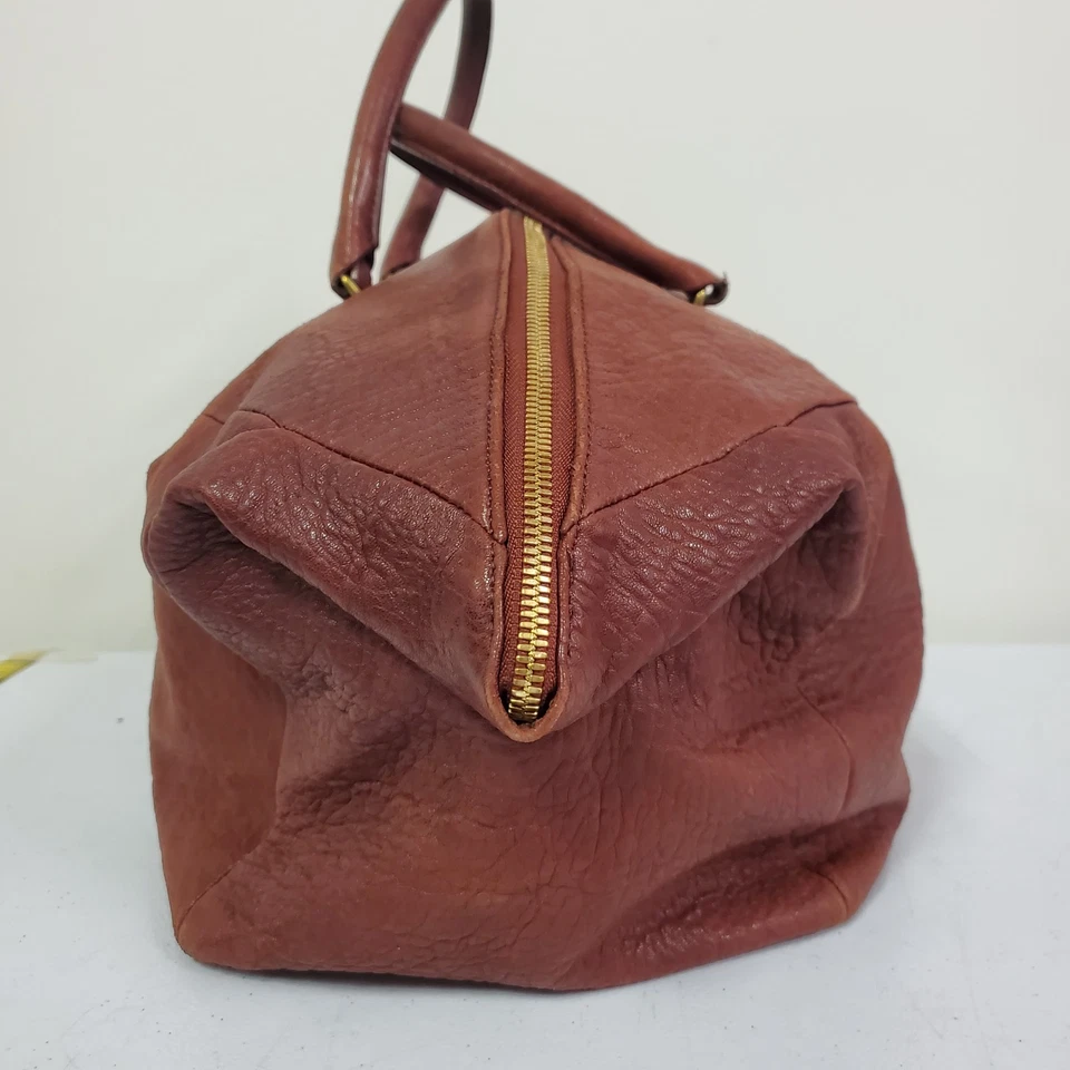 Bolso de mano Jerome Dreyfuss para mujer Gerald en piel de cordero burbuja rojo clásico diario Foto 4 de 4