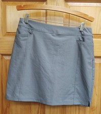 Adidas Skorts Size M Back Front Pockets Gray