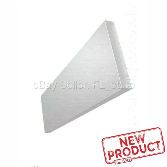 Barra de acabado sin pulir de aluminio de 3/8" x 2-1/2" x 6 pies 72 pulgadas de largo NUEVO Foto 2 de 4