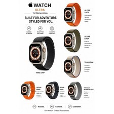 Apple Watch Ultra 1st GEN GPS + Cellular 49mm Titanium Case - Very Good
