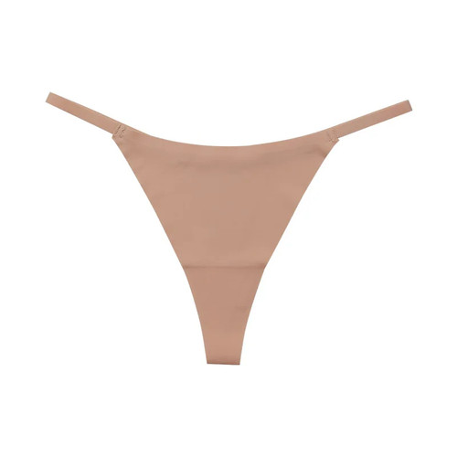 Tanga bragas suaves de tiro bajo elástico sin costuras para mujer S-XL - Imagen 23 de 25
