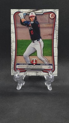 2026 Bowman Luke Keaschall Scorecard Black Pattern /10