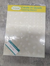 Taylored Expressions Create-in-Quads Layering Stencils - Pattern Party