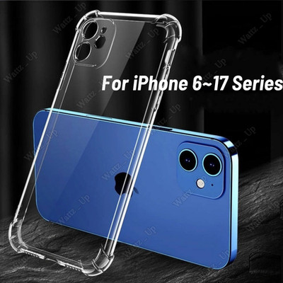 Clear Shockproof Case Cover For iPhone Air 17 16 15 14 13 12 11 XS XR X 8 7 Lot