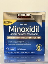 Kirkland Signature 5 Minoxidil Foam Hair Regrowth For Men 6 Month Supply